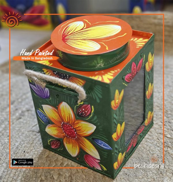 Rickshaw Painted Murir Tin (Small)