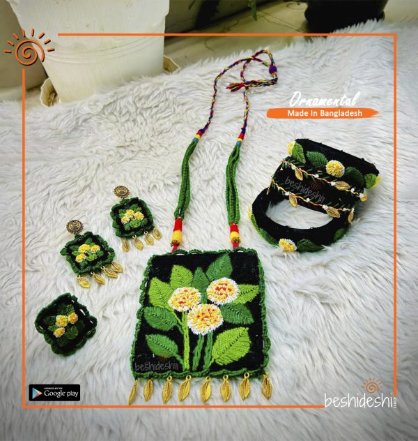 Hand Stitched Jewelry Set