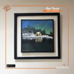 Hand Painted Canvas With Frame