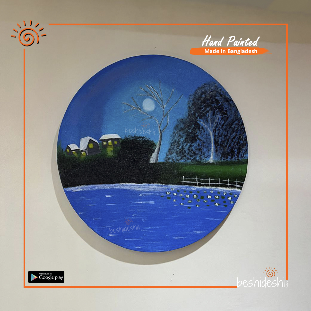 09 Hand Painted Canvas