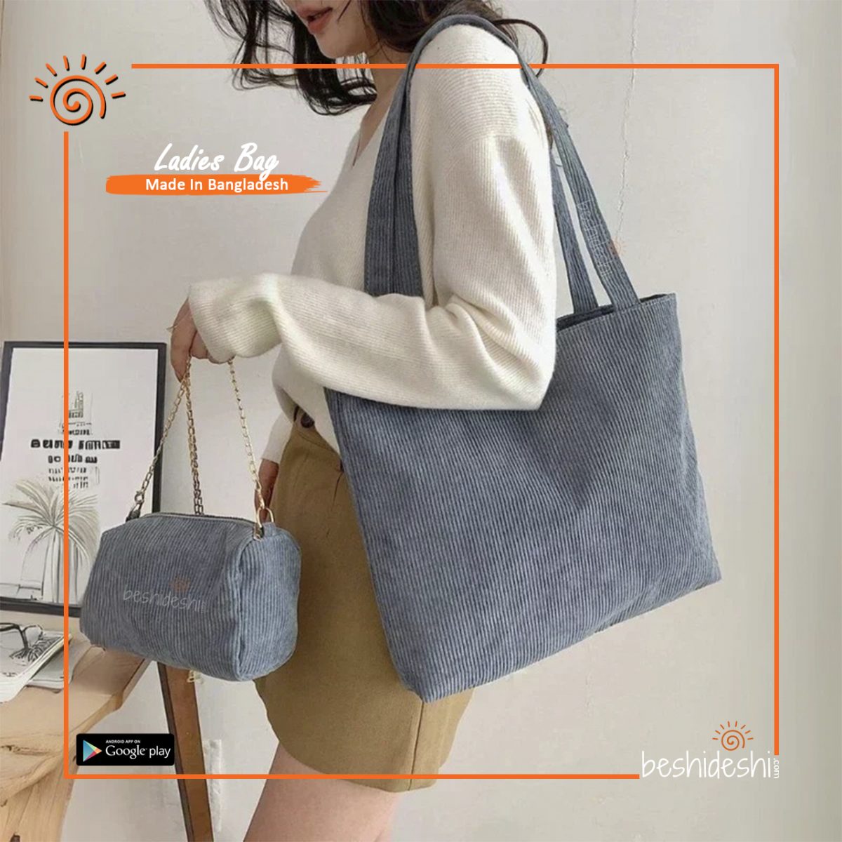 Casual Stylish Tote Bag Set