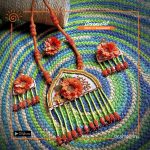 Hand Stitched Jewelry Set