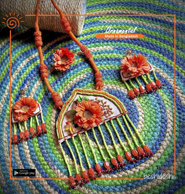 Hand Stitched Jewelry Set