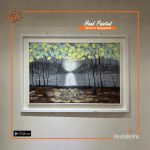 Hand Painted Canvas With Frame