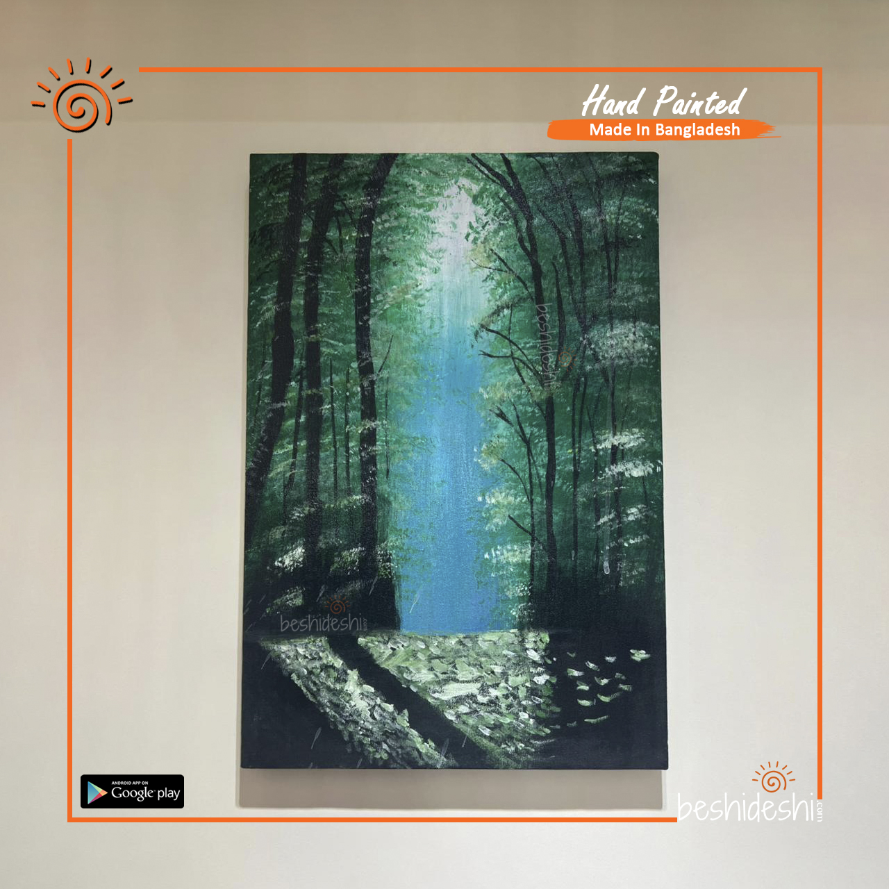 16 Hand Painted Canvas