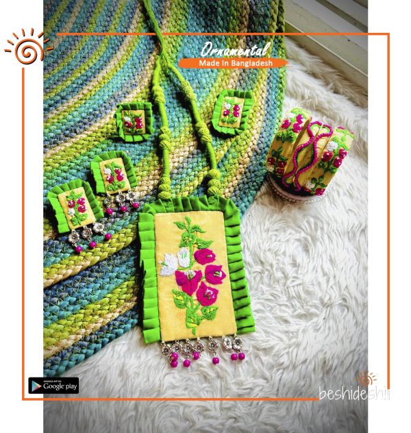 Hand Stitched Jewelry Set