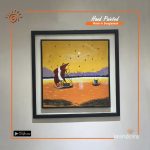 Hand Painted Canvas With Frame