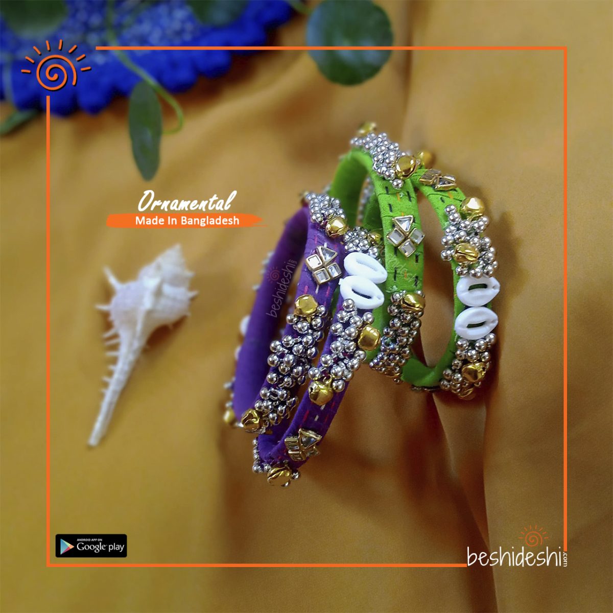 Hand Made Bangle Set