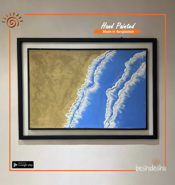 Hand Painted Canvas With Frame