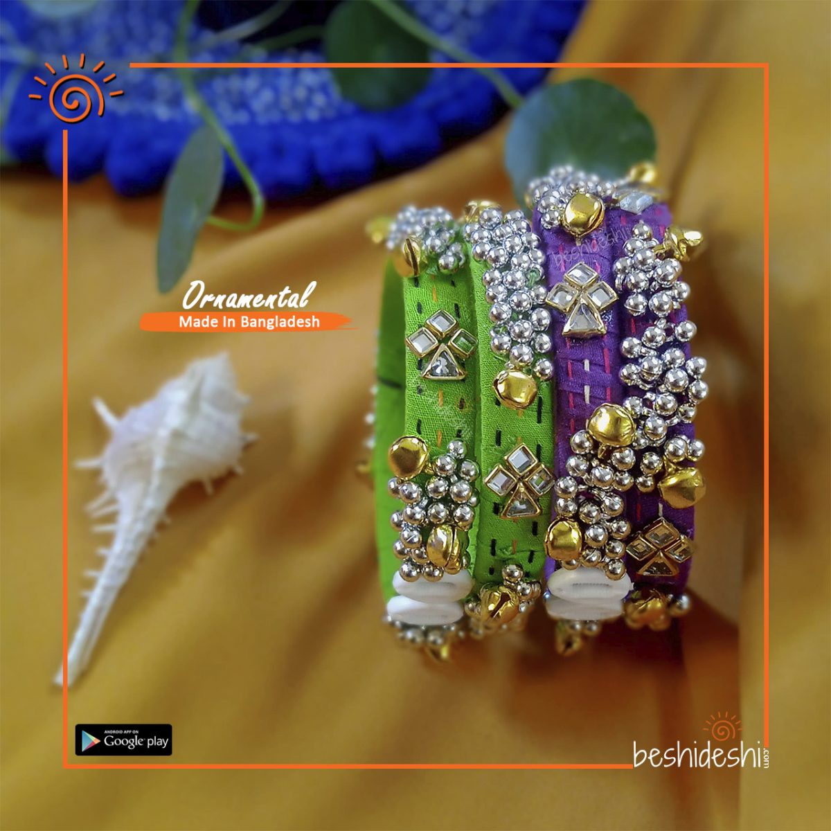 Hand Made Bangle Set