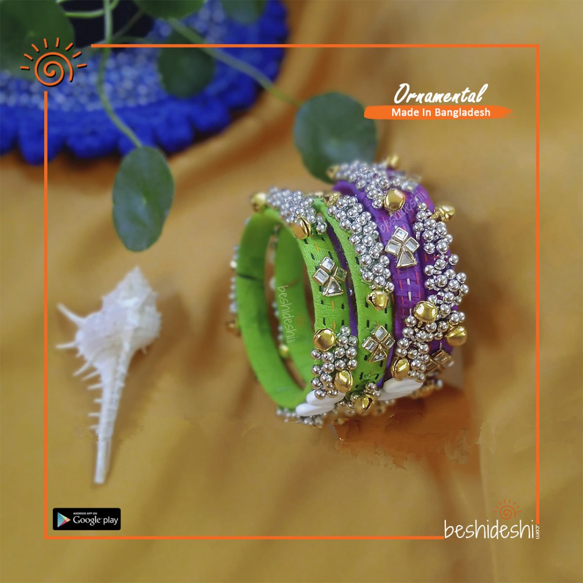 Hand Made Bangle Set