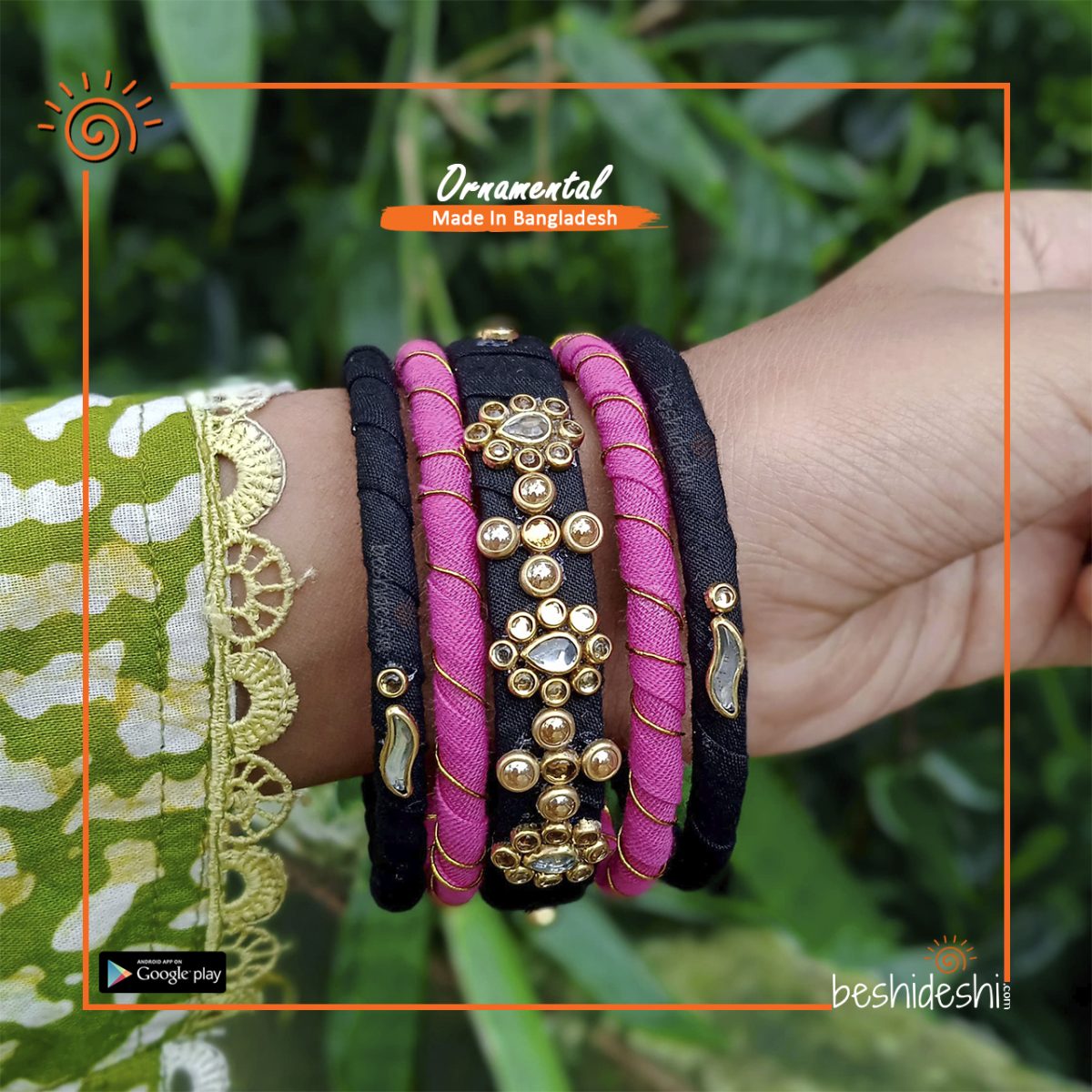 Hand Made Bangle Set