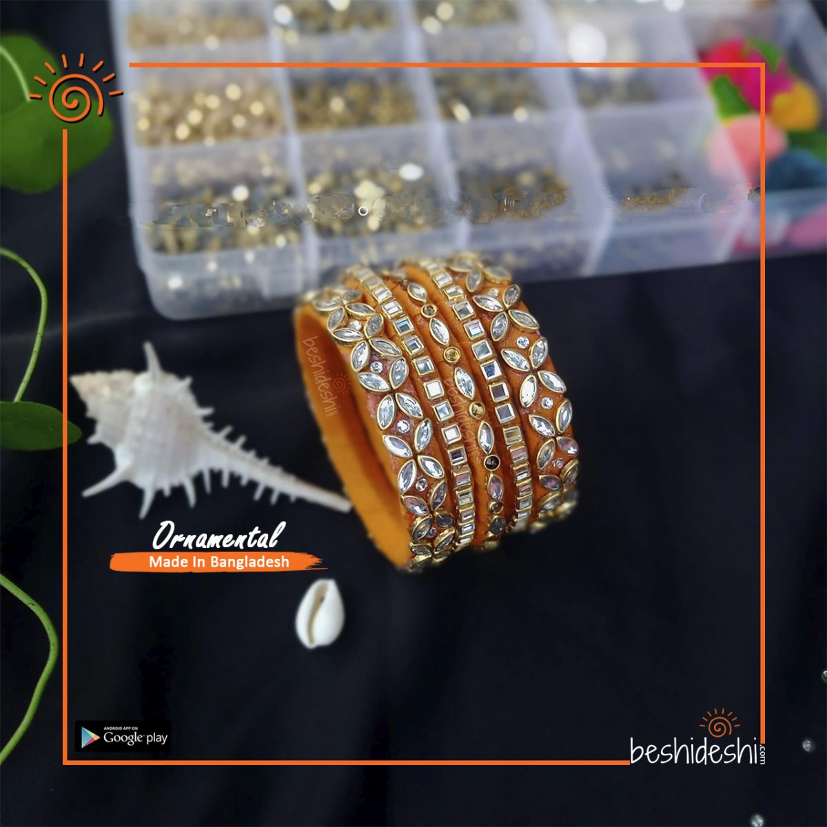 Hand Made Bangle Set