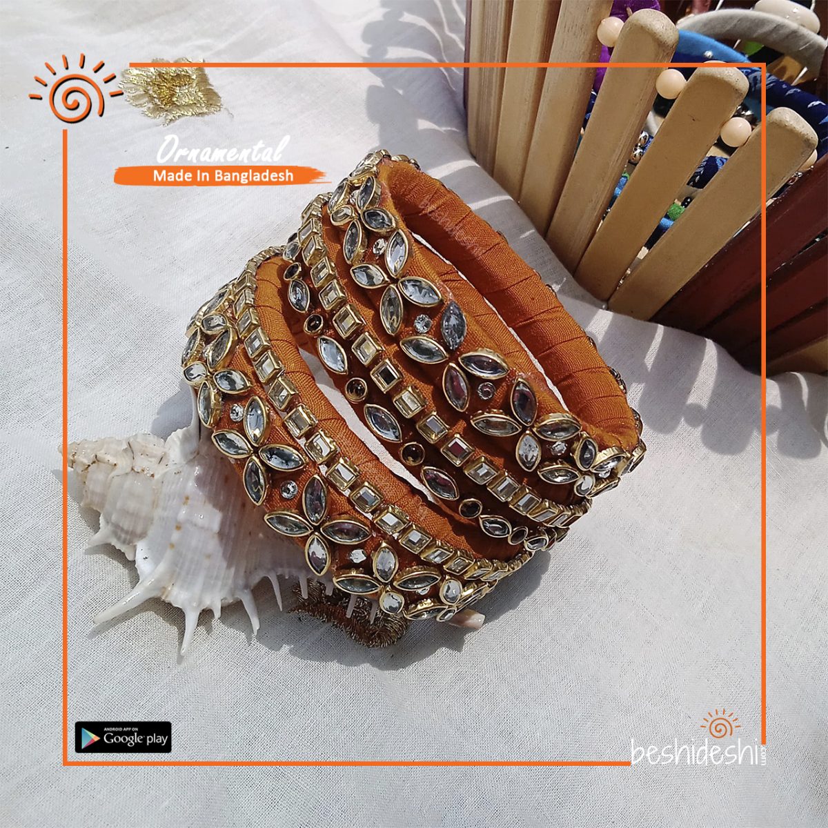 Hand Made Bangle Set