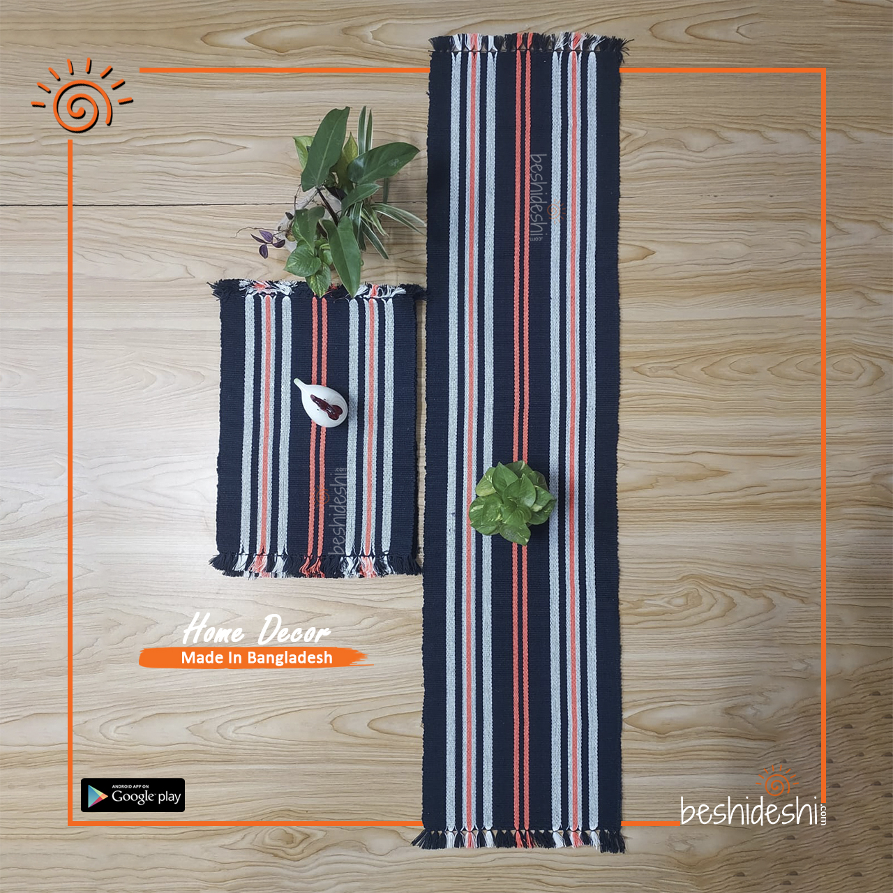 47 Cotton Table Runner Set