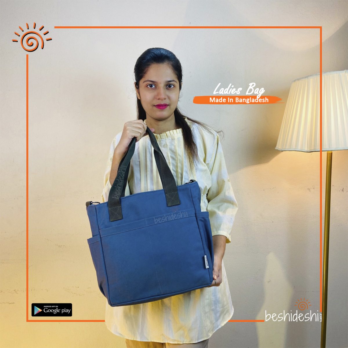 Large Shoulder Bag With Long Strap