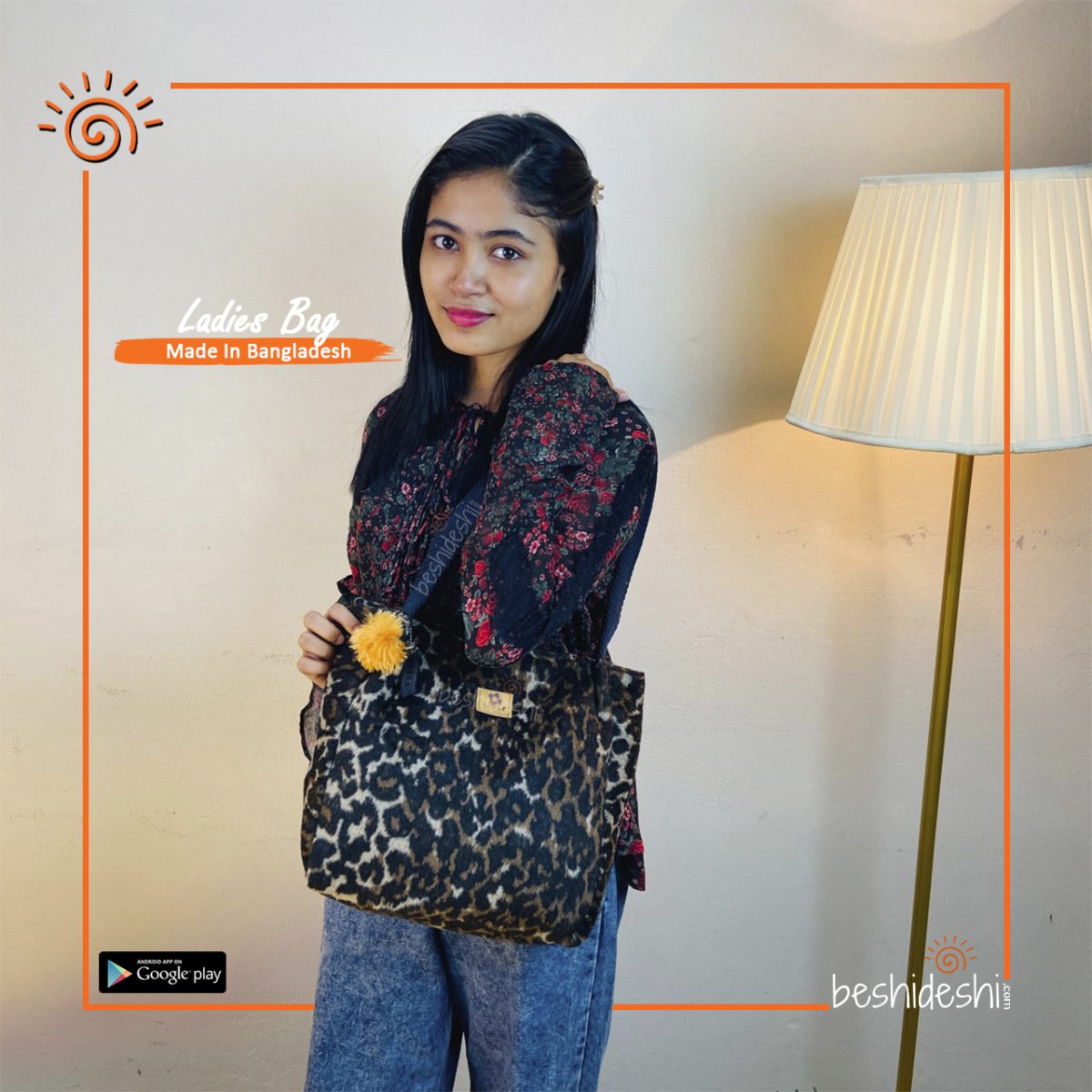 Zebra Style Shoulder Bag