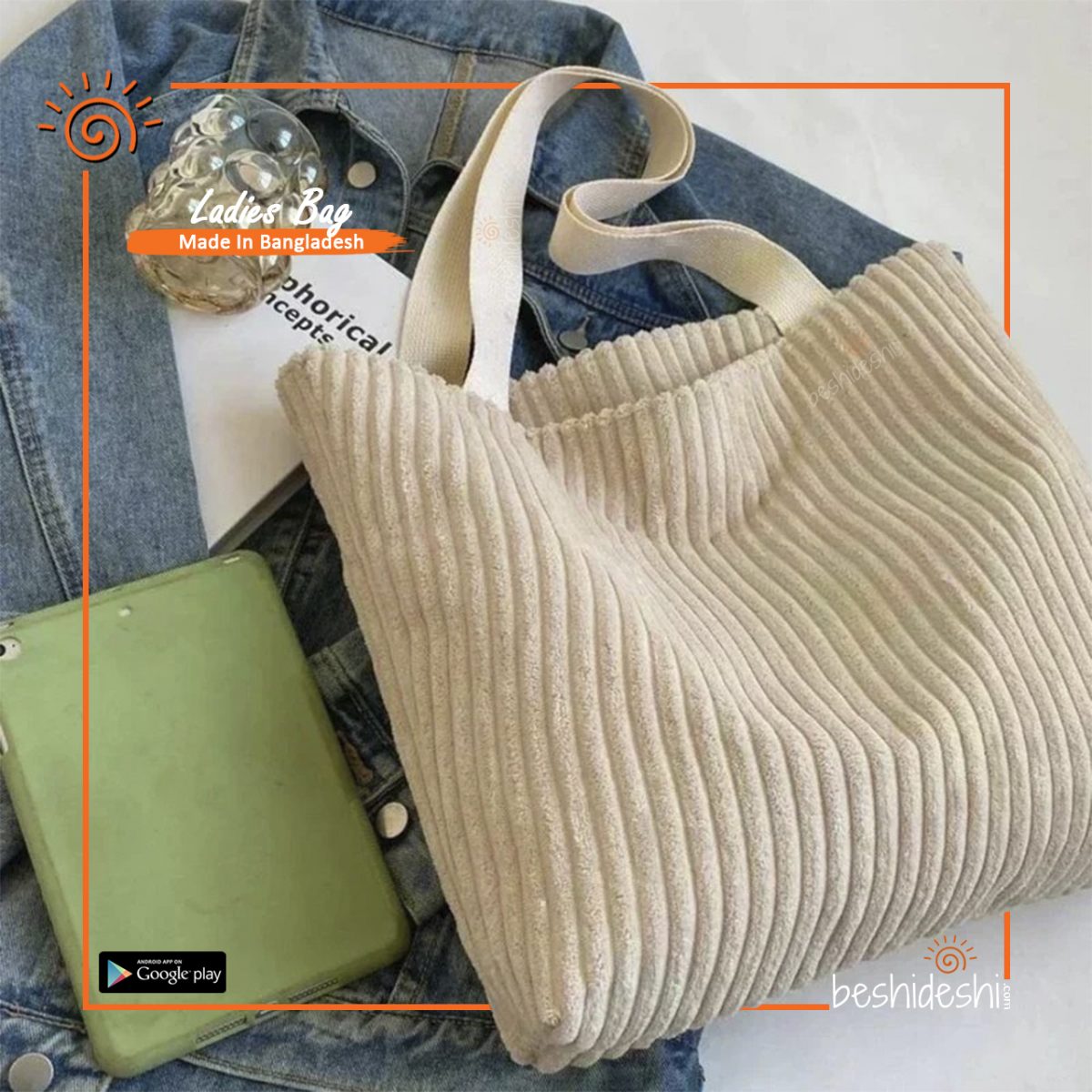 Fashionable High-Capacity Tote Bag