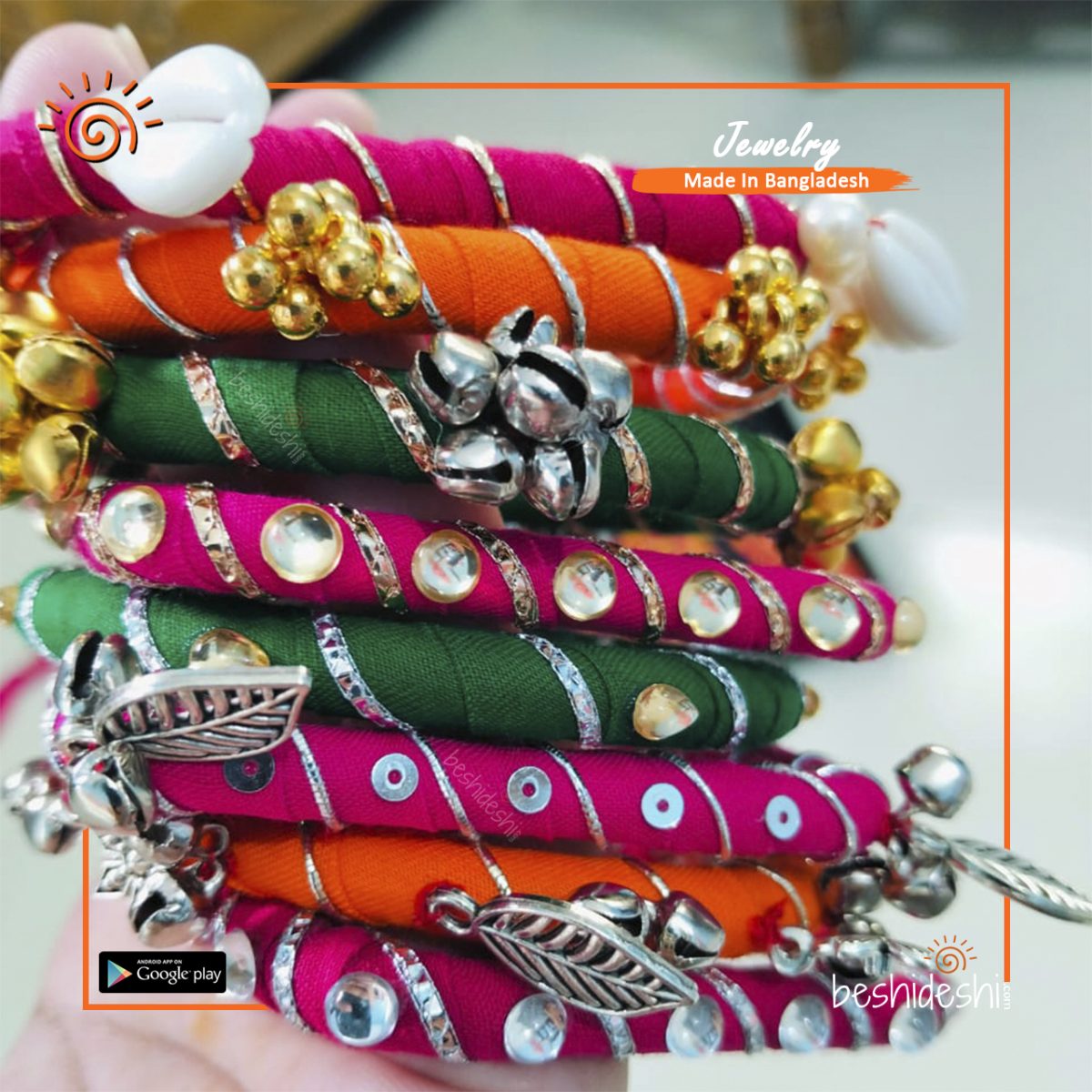 Hand Made Bangle Set