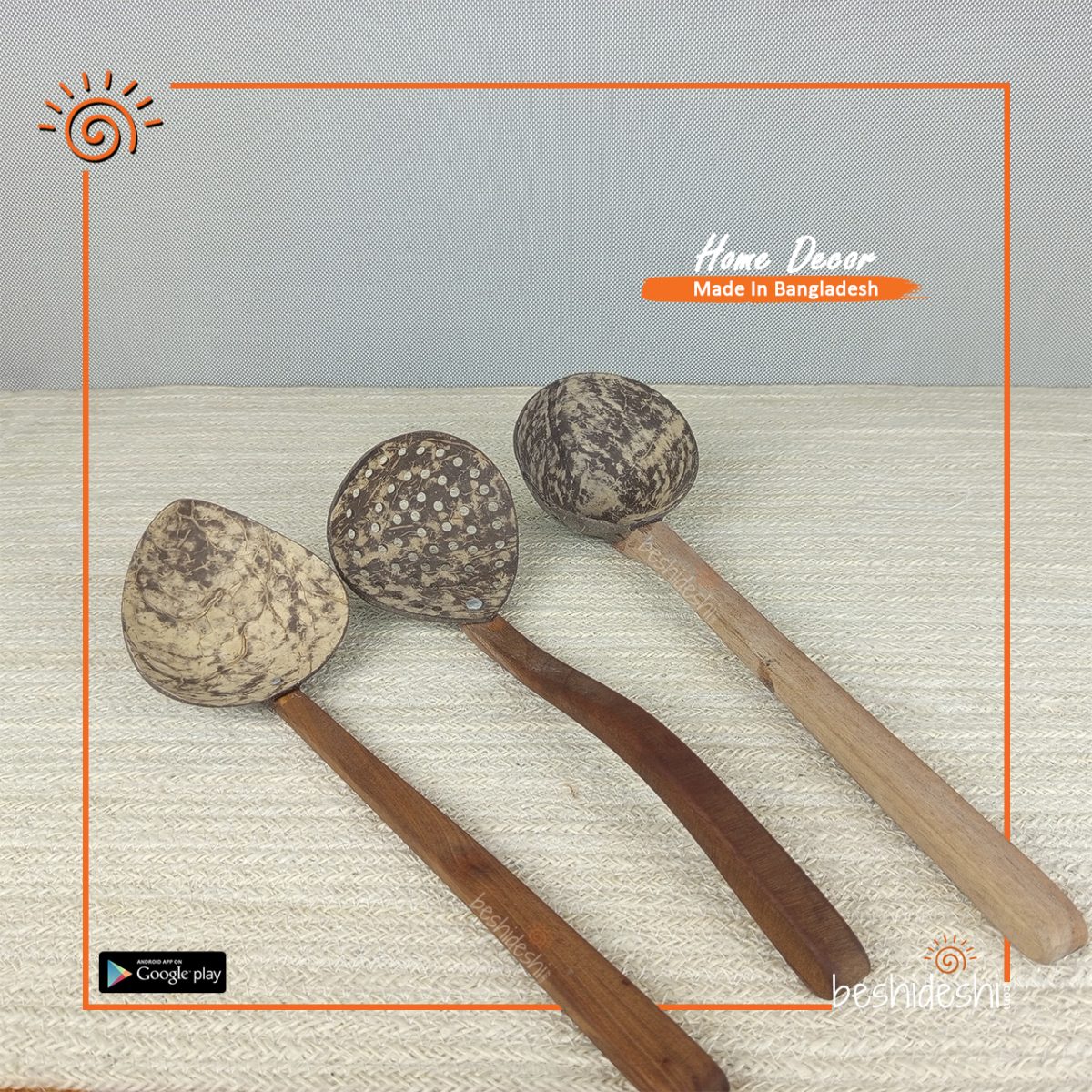 Handmade Coconut Shell Spoon