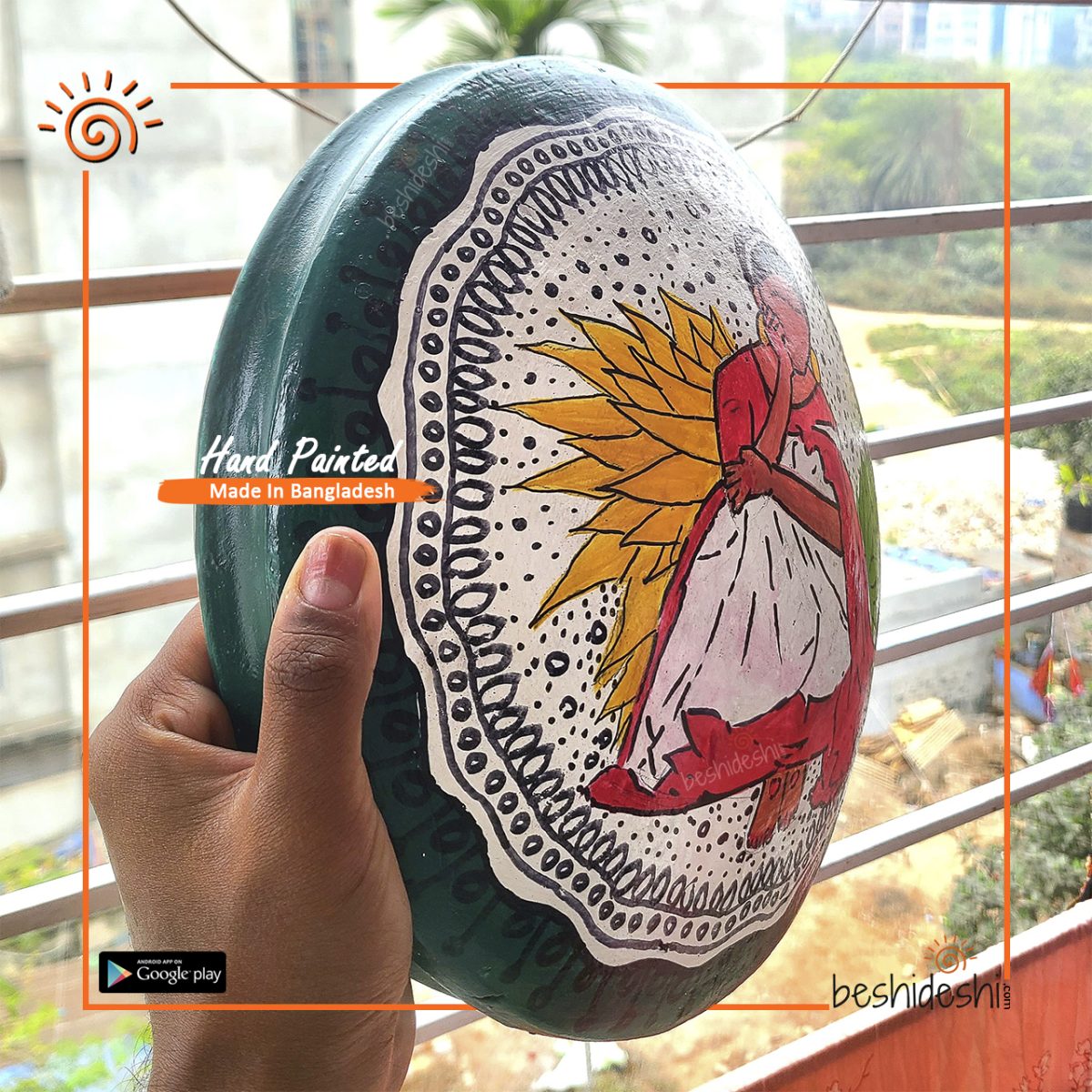 Hand Painted Matir Shora