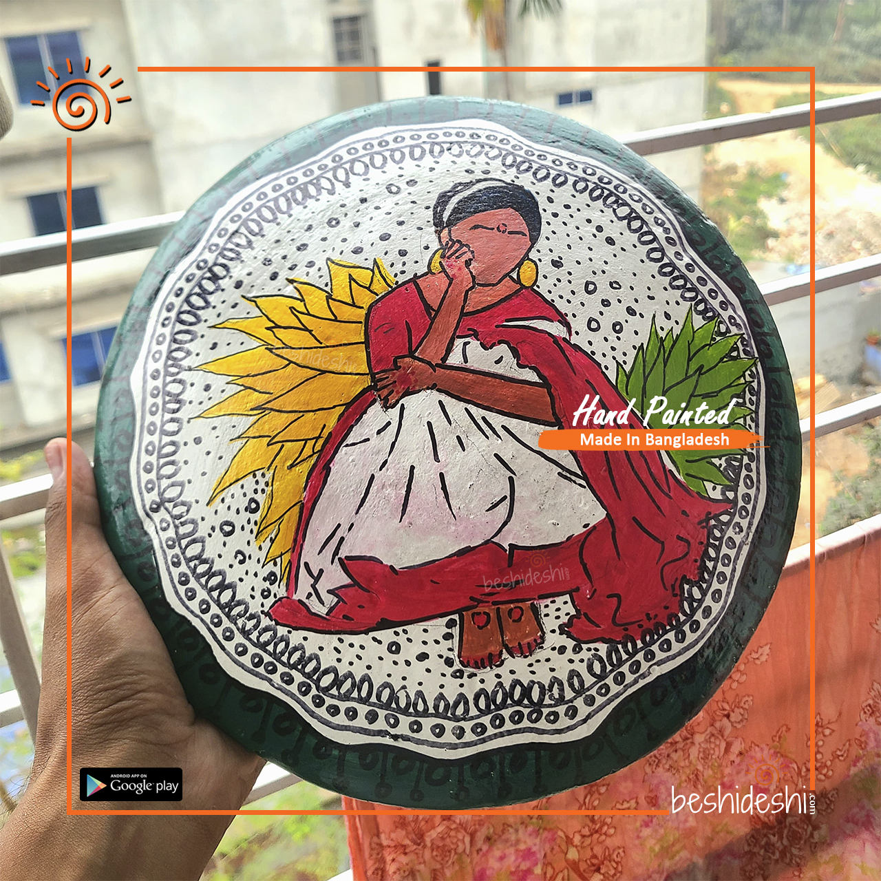 02 Hand Painted Matir Shora