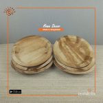 Reusable Areca Round Plate Set (Small)