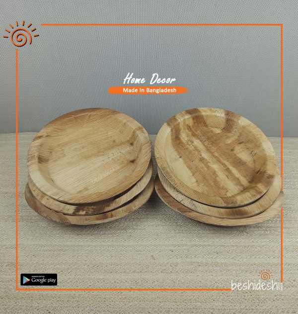 Reusable Areca Round Plate Set (Small)