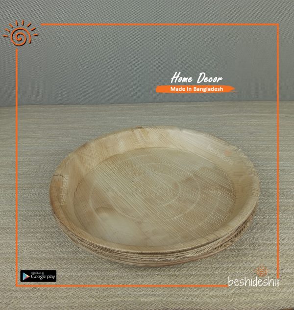 Reusable Areca Round Plate Set (Large)