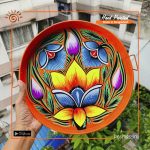 Rickshaw Painted Round Tray