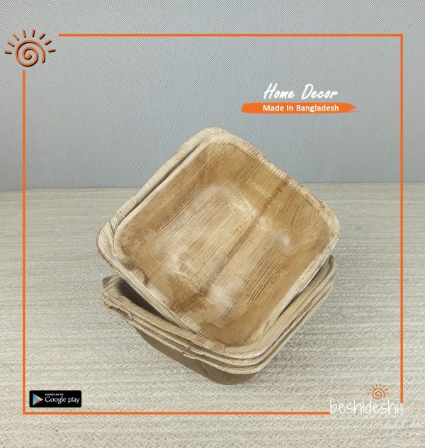 Reusable Areca Square Bowl Set