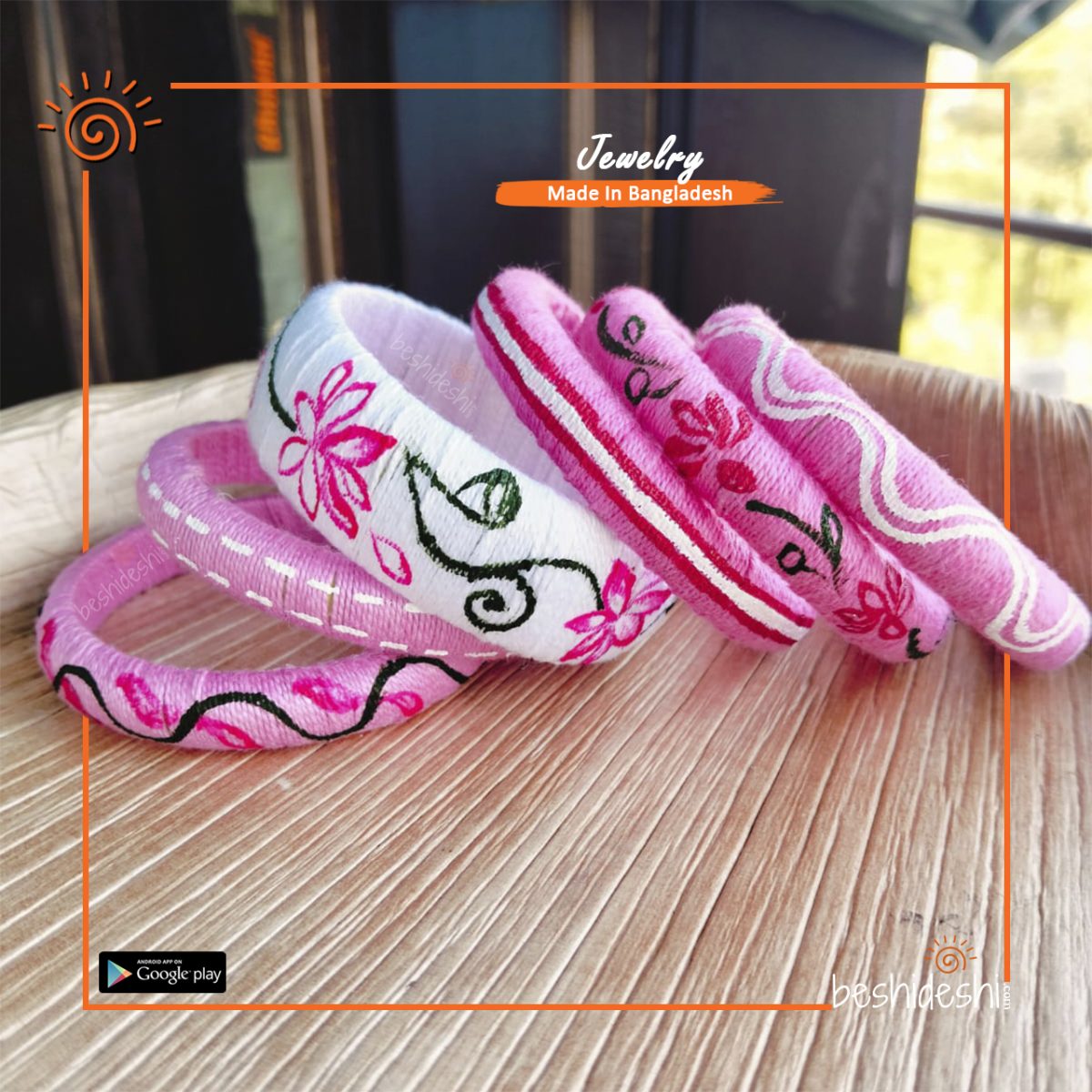 Hand Made Bangle Set