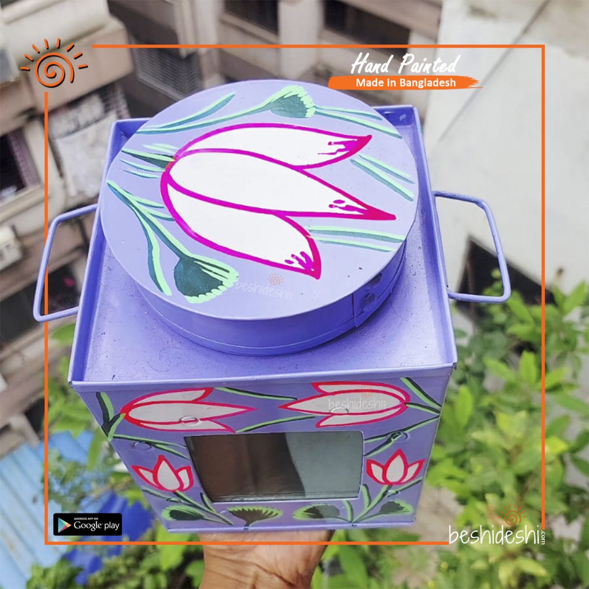 Rickshaw Painted Murir Tin (Medium)