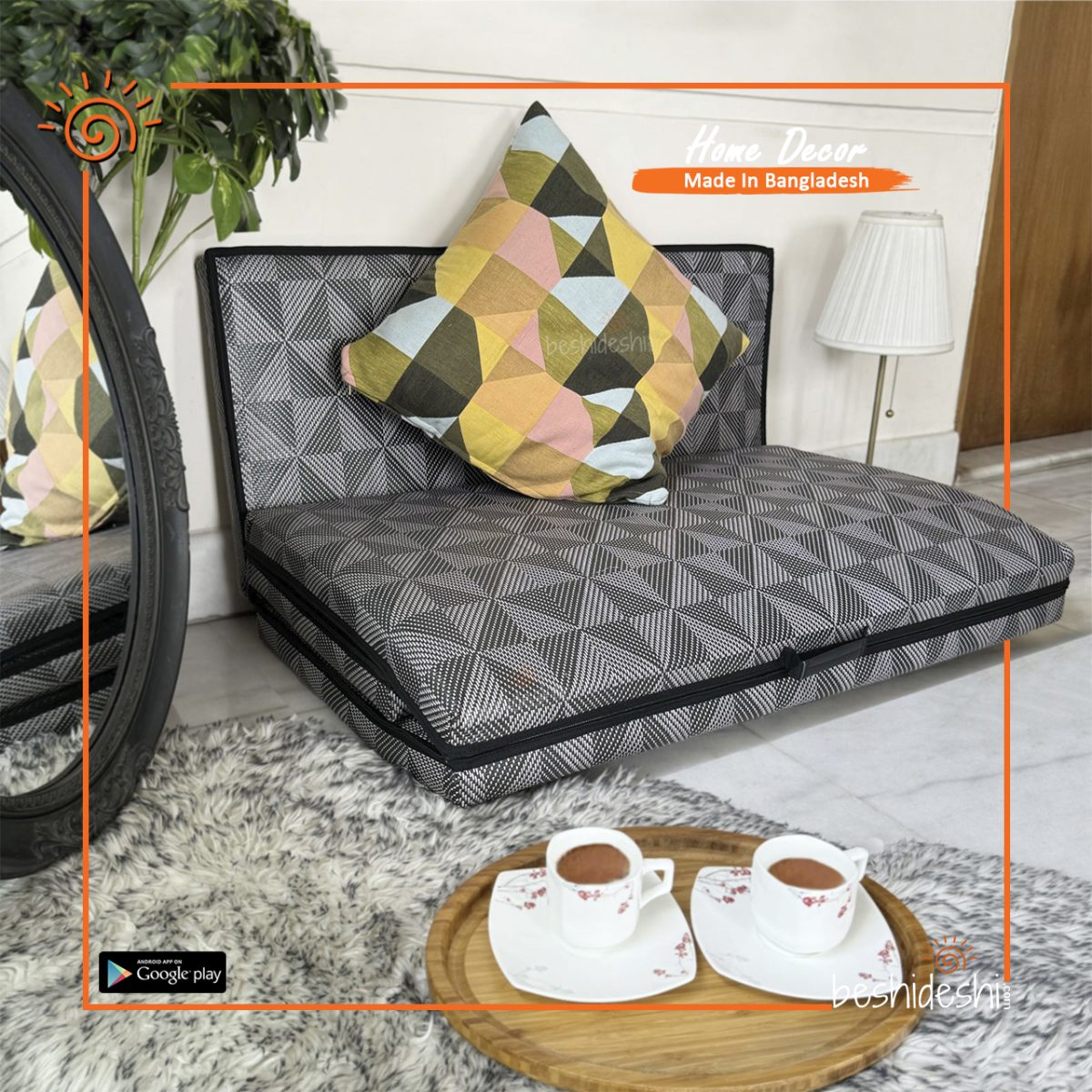 FLOOR MATTRESS – CRYSTAL BLACK PREMIUM SLEEPING MAT