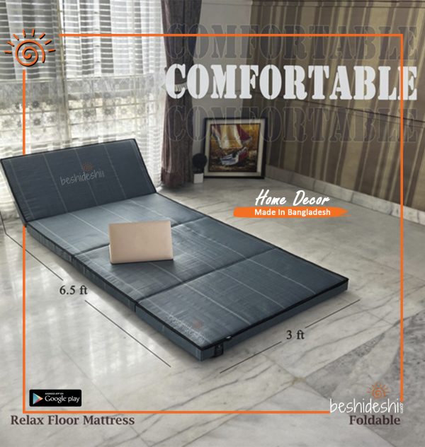 FLOOR MATTRESS – AEGEAN BLUE STRIPE PREMIUM SLEEPING MAT