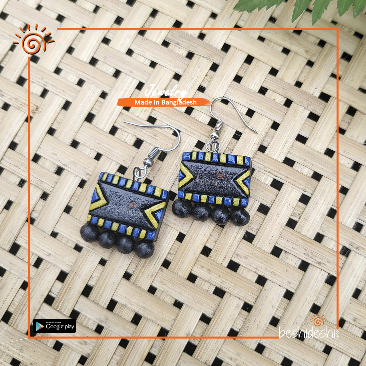 27 Handmade Terracotta Earring