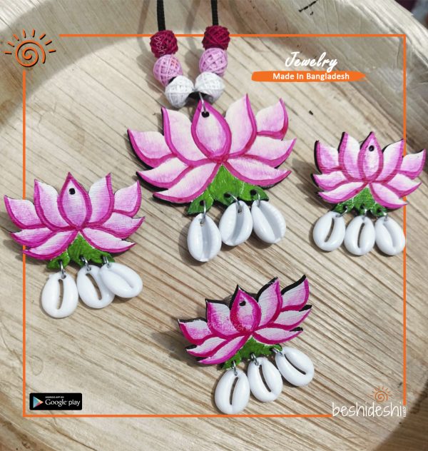 Wooden Handmade Jewelry Set