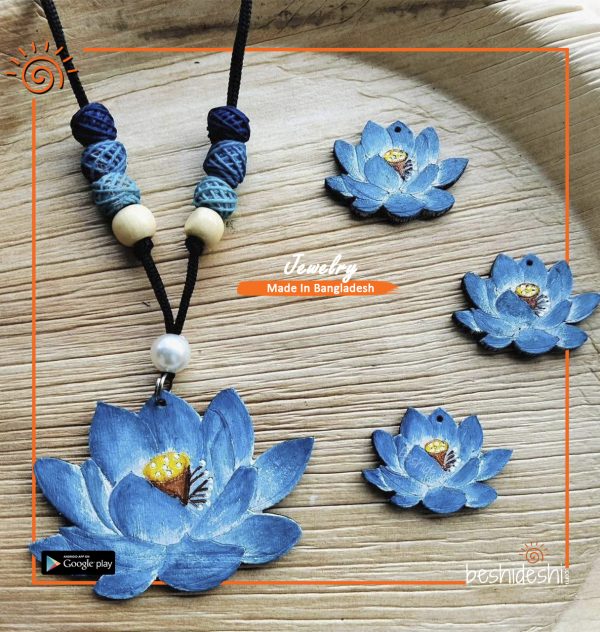Wooden Handmade Jewelry Set
