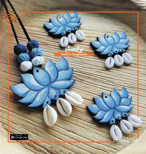 Wooden Handmade Jewelry Set