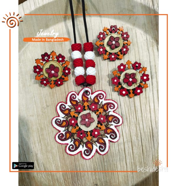 Wooden Handmade Jewelry Set