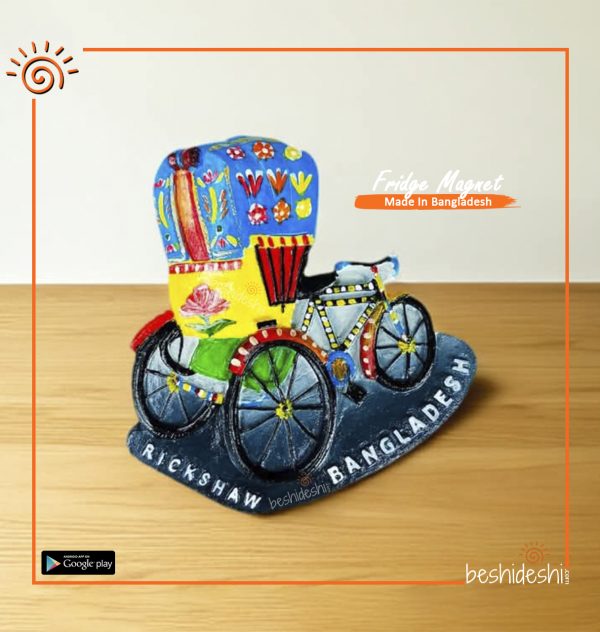 Rickshaw Fridge Magnet