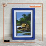 Hand Painted Canvas With Frame