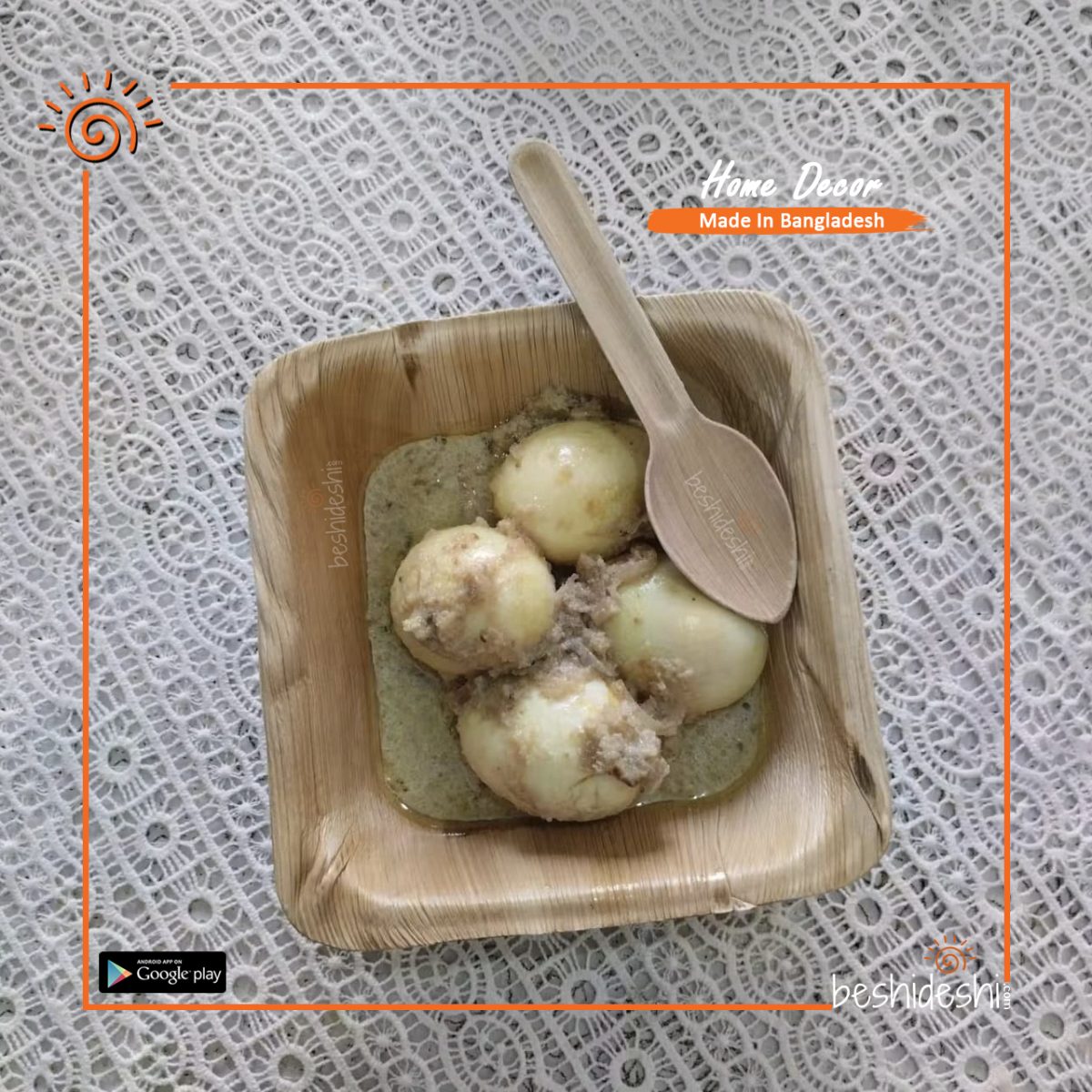 Reusable Areca Square Bowl Set