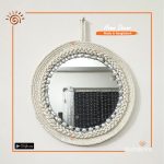 Macramé Wall Décor Mirror