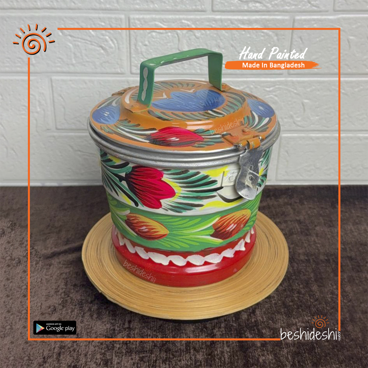 01 Rickshaw Painted Pandani