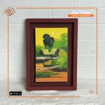 Hand Painted Canvas With Frame