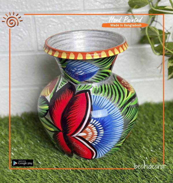 Rickshaw Painted Kalash