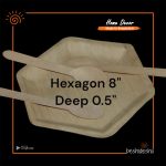 Reusable Areca Hexagon Plate Set