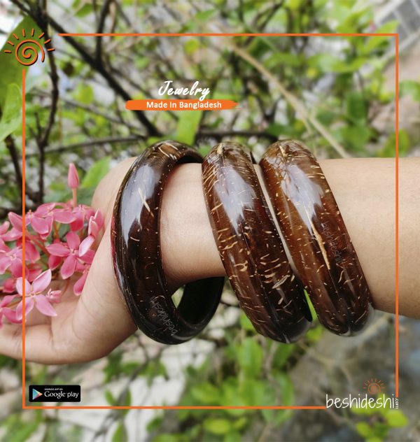 Hand Made Coconut Bangle (1Pc)