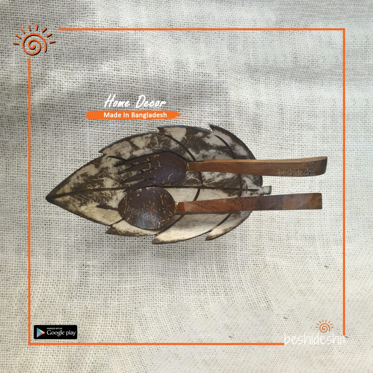 Handmade Coconut Shell Fork